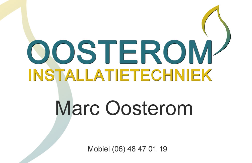Visitekaartje Oosterom Voorzijde | Oosterom Visitekaartje Oosterom Voorzijde | Oosterom